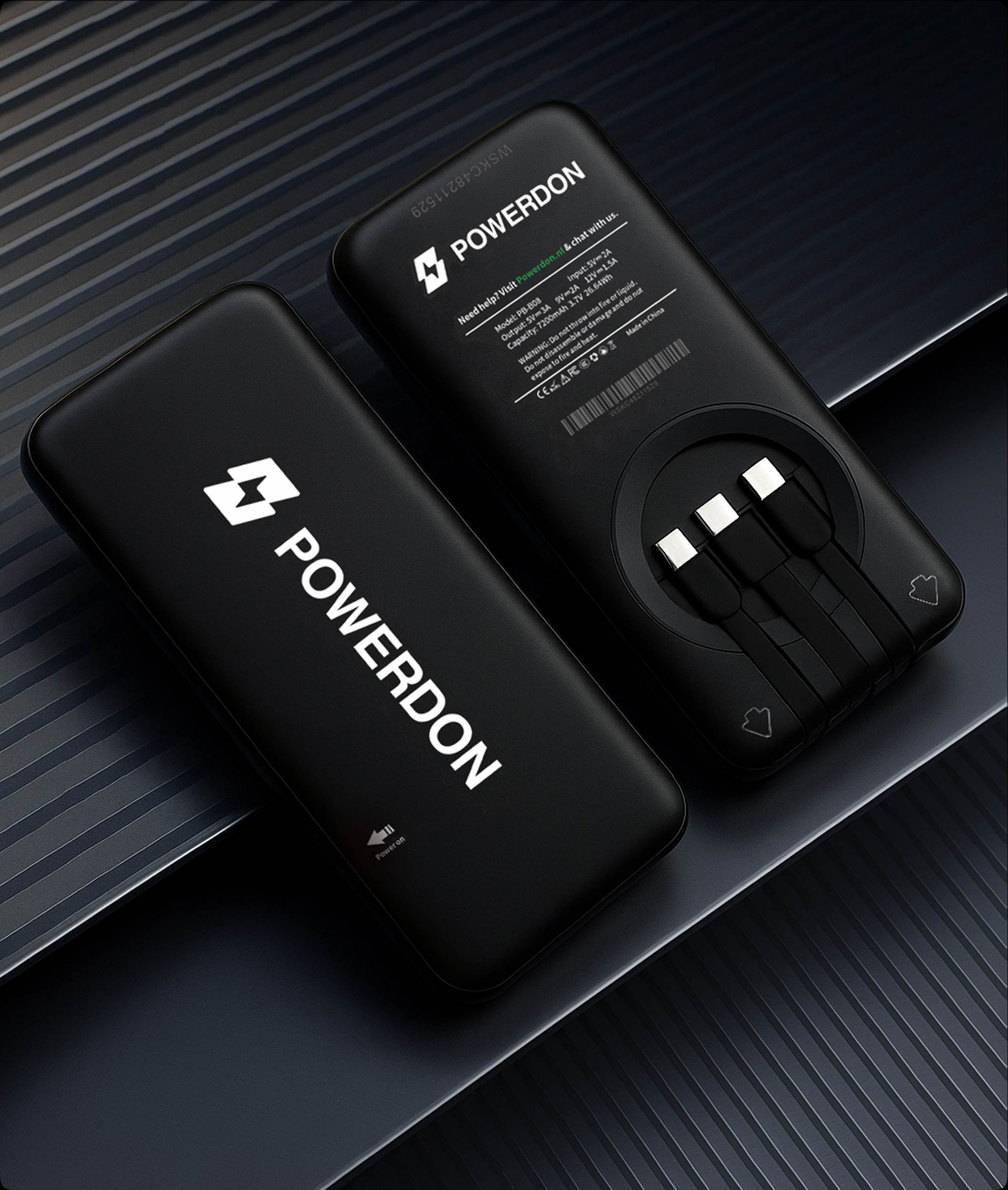 POWERDON portable power banks and charging accessories